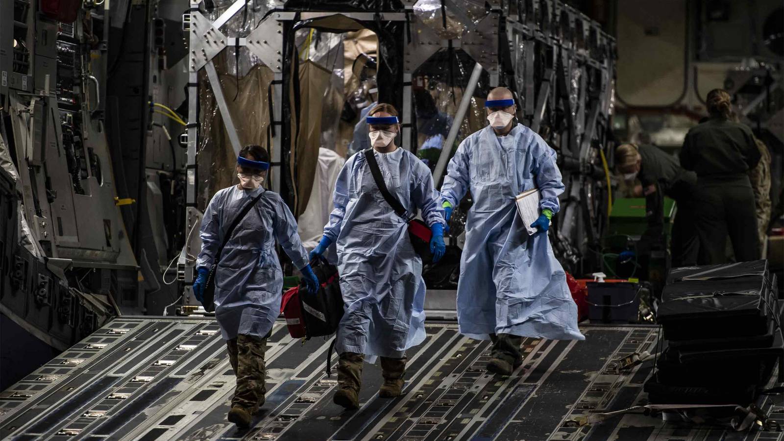 Air Force Uses Cutting-Edge Isolation Pod to Evacuate COVID-19 Patients ...
