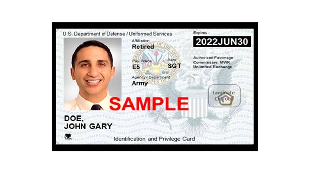 Dfas Id Card Time to Renew? DoD Retirees and Dependents Now Getting Redesigned ID Cards