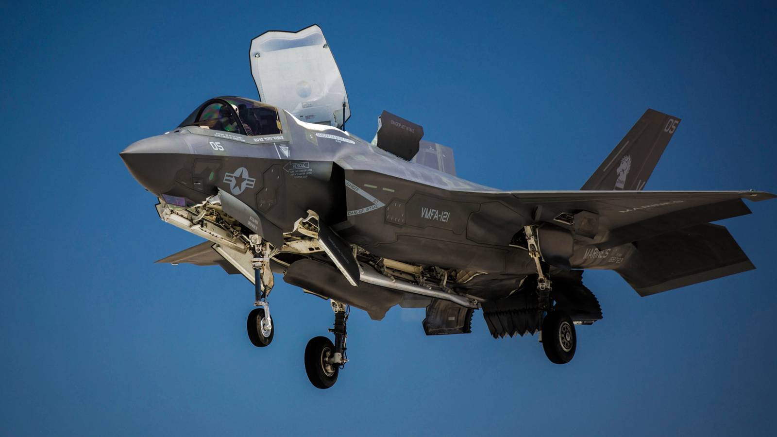 Marine Corps F-35B in Arizona Damaged by Round Discharged from Jet Cannon