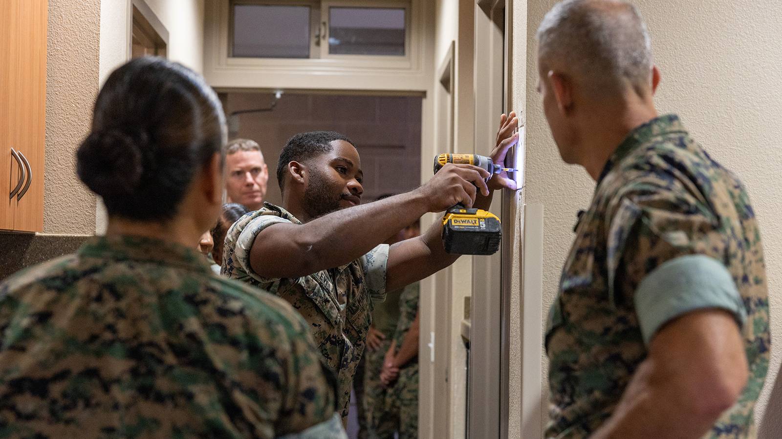 Marines and Sailors on West Coast Take to Cleaning, Fixing Own Barracks ...