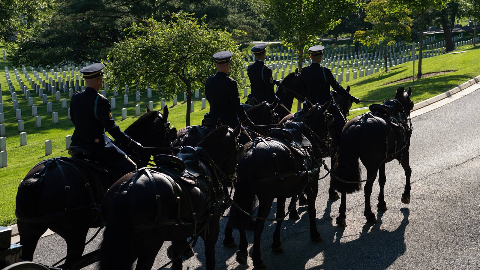 Overhauled Army Caisson Unit Conducts First Funeral Service at