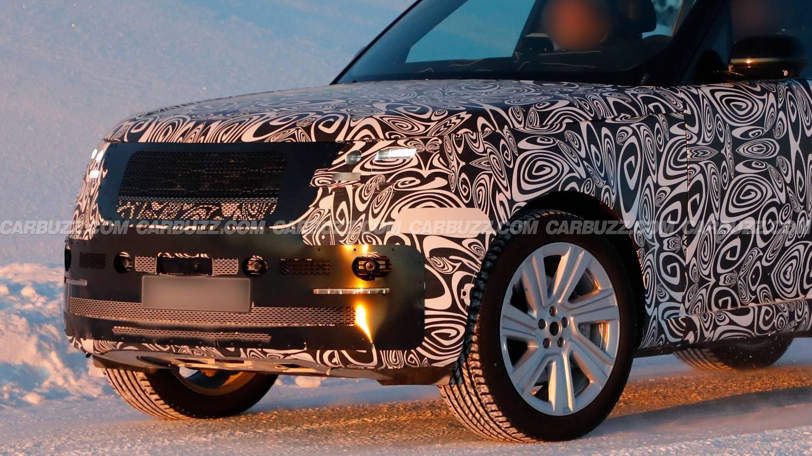 Refreshed Land Rover Range Rover Prototype Spied Hiding An Updated Face