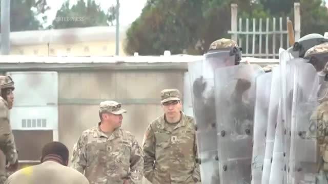 National Guard Troops Train for Crowd Control in Southern California