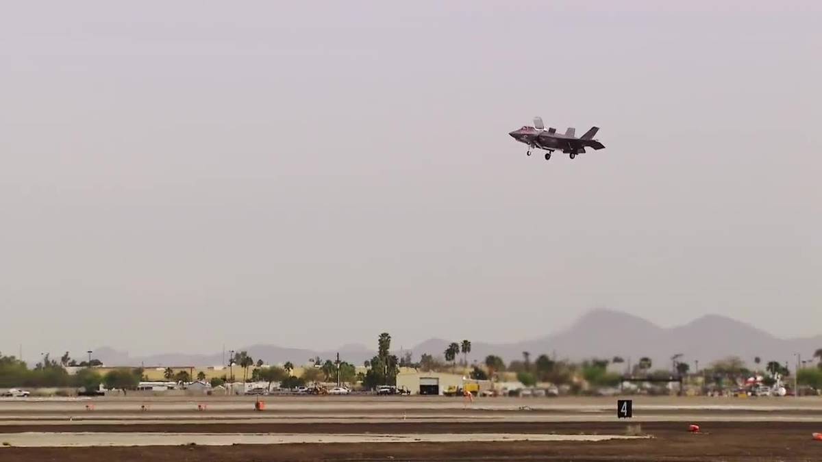 F-35B Does First Vertical Landing