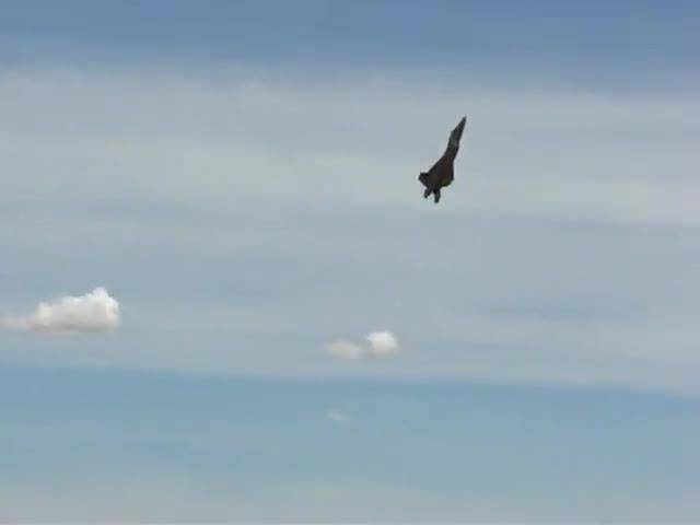 F-22 Raptor Does Insane Vertical Climb