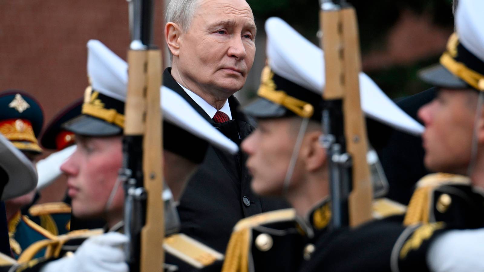 Moscow Marks Victory Day with a Scaled Down Red Square Parade Under Tight Security Moscow Marks Victory Day with a Scaled Down Red Square Parade Under Tight Security
