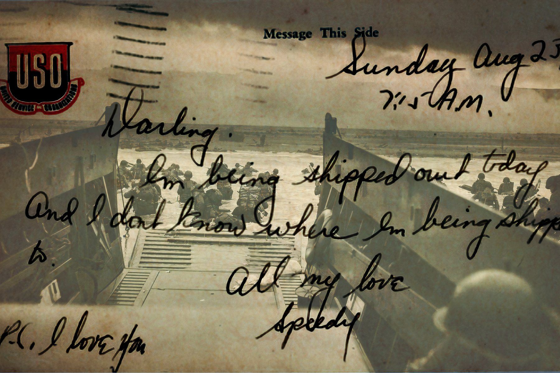 WWII Love Letters Left at USO Spark Search for D-Day Soldier’s Family