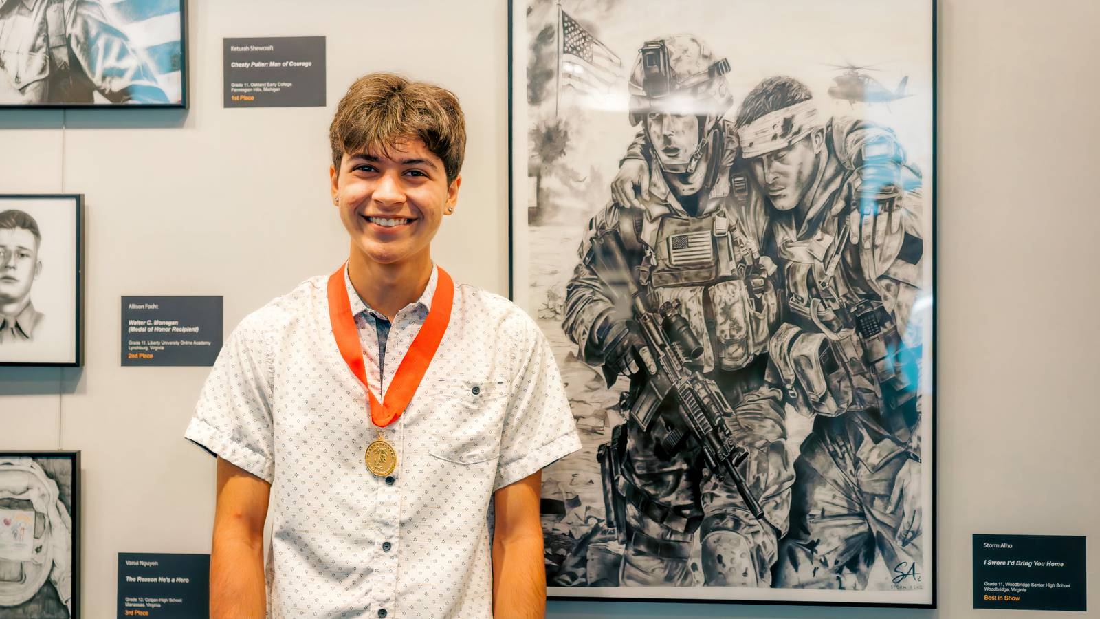 South African Student Wins Marine Corps Art Competition