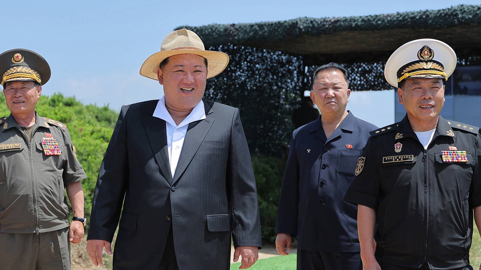North Korean Leader Kim Observes Weapons Tests from New Naval Destroyer North Korean Leader Kim Observes Weapons Tests from New Naval Destroyer