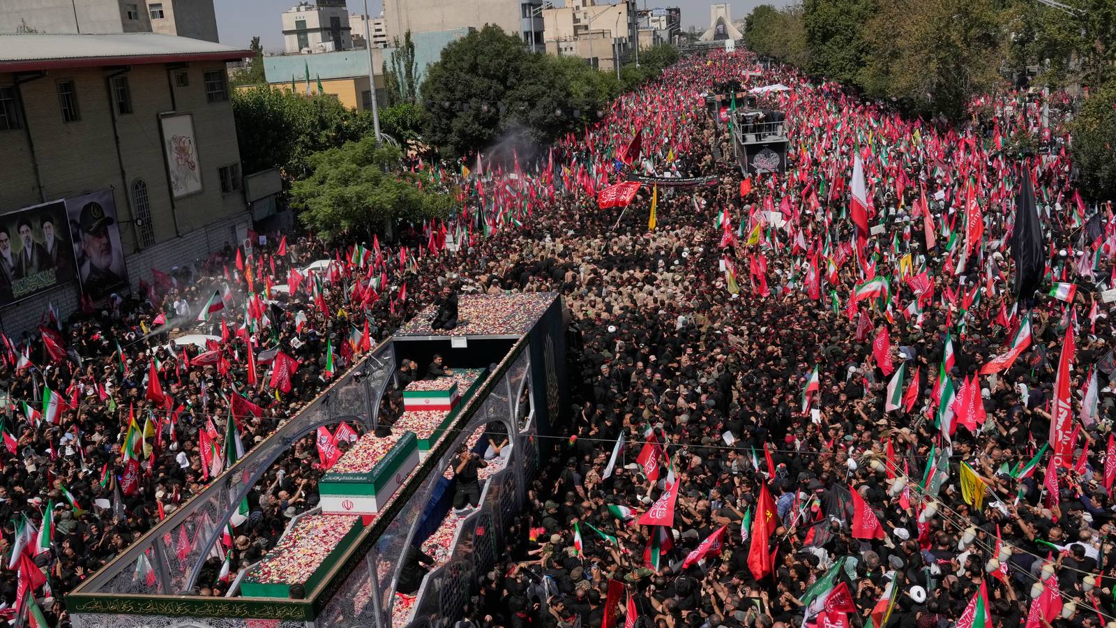 Mourners Throng Funeral Procession in Tehran for Iran’s Supreme Leader ...