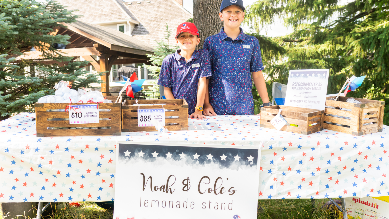 Two Brothers' Lemonade Stand Raises Over $60,000 For Veterans in Five Years