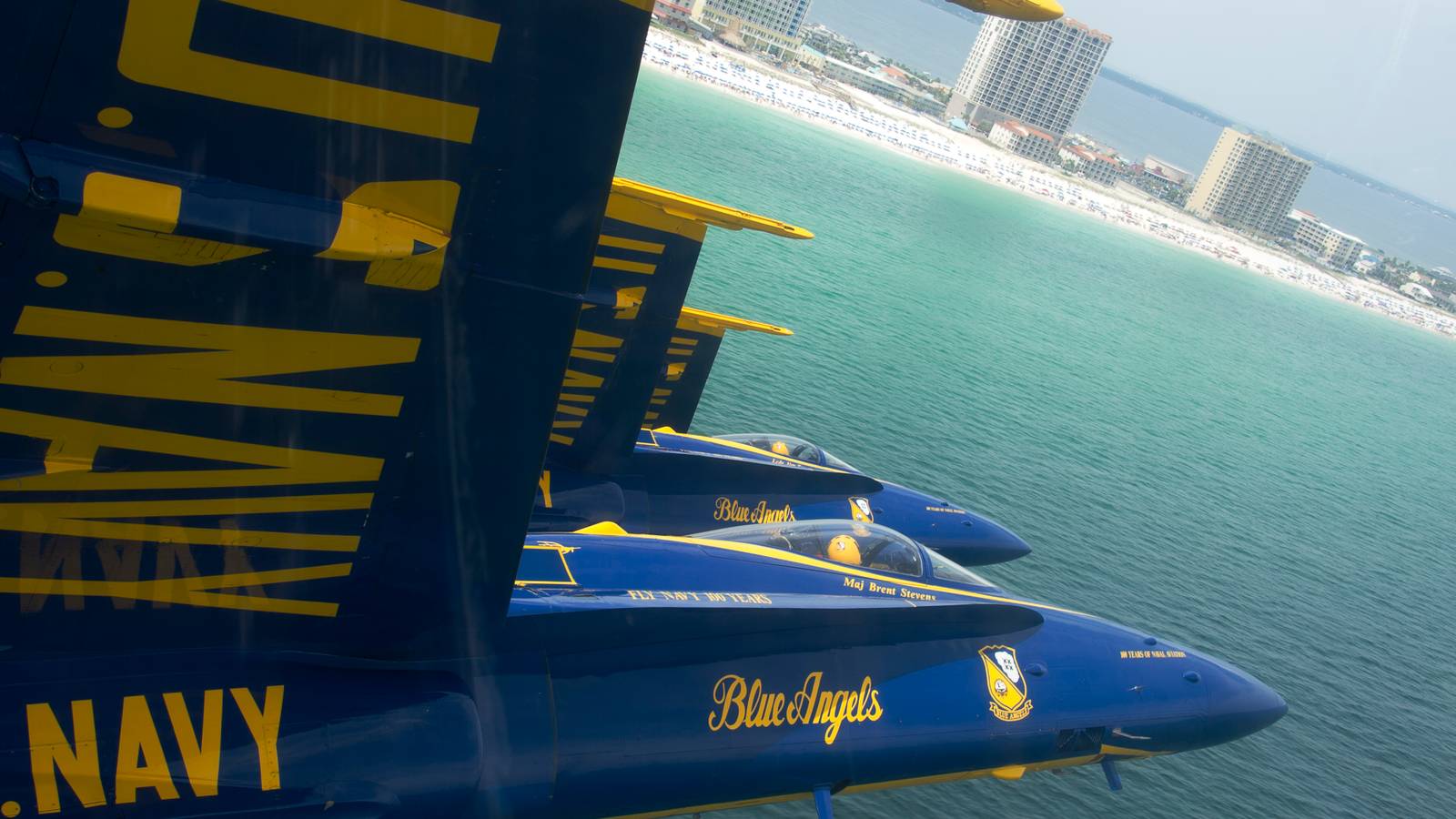 Navy Reviewing Blue Angels Flyover That Sent Beach Gear Flying In Pensacola Navy Reviewing Blue Angels Flyover That Sent Beach Gear Flying In Pensacola
