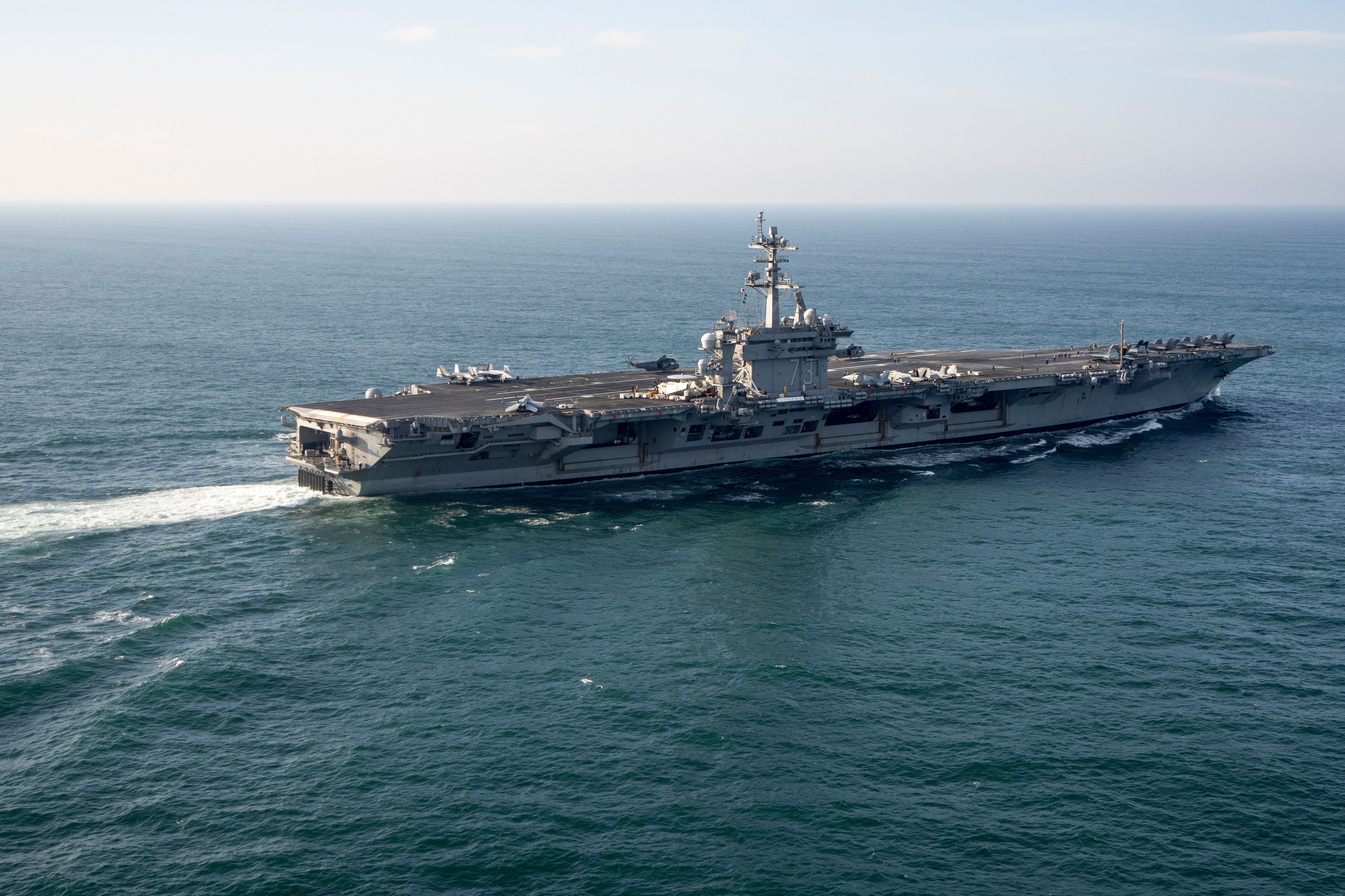 US Aircraft Carrier Arrives in Middle East, Relieving Long-Deployed USS Lincoln