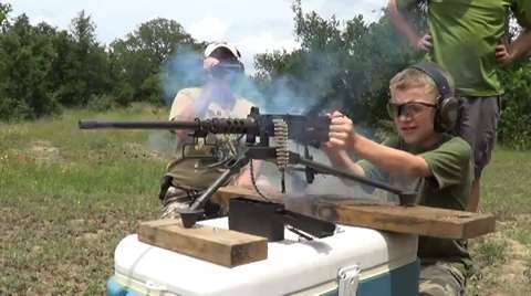 M2 Machine Gun Accident