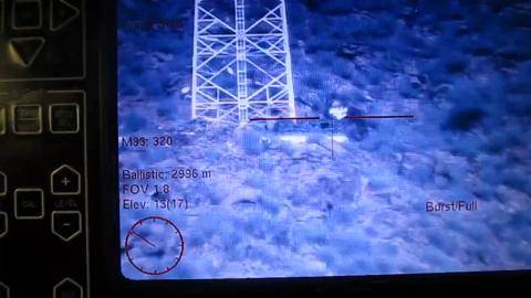 50 Cal Machine Gun on Crow System