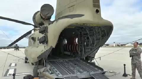 New Chinook On-Off Loading System