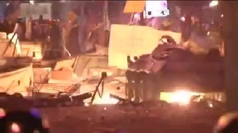 APC Blown Up in Kiev