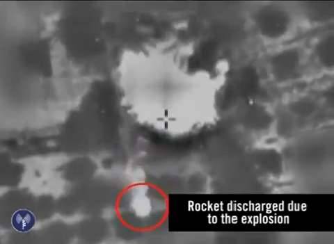 Huge Secondary Explosions After Strike