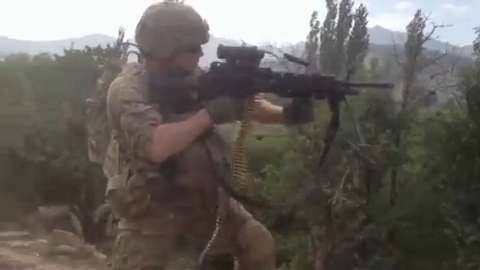 Army Helmet Cam Firefight