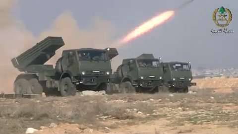 Lebanese Army Tests Russian Rockets