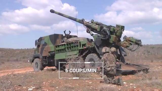 Caesar 155mm Self-Propelled Howitzer