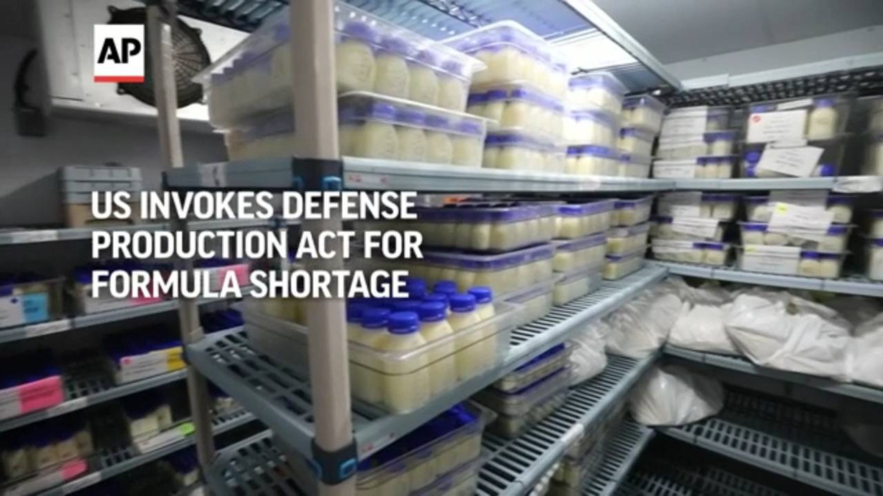 US Invokes Defense Act for Formula Shortage