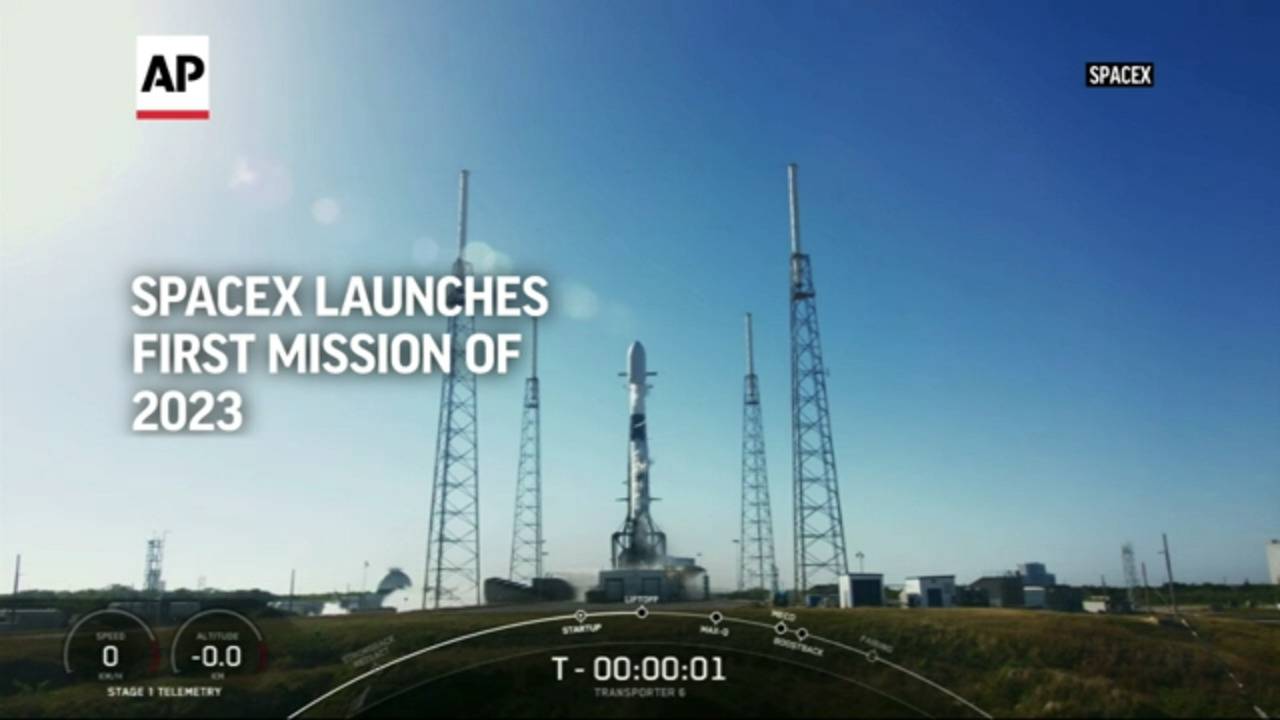 SpaceX Launches First Mission of 2023