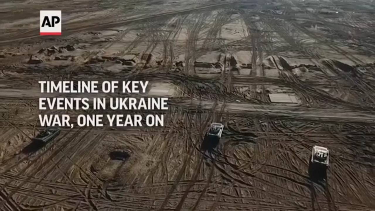 Timeline of Key Events in Ukraine War, One Year On