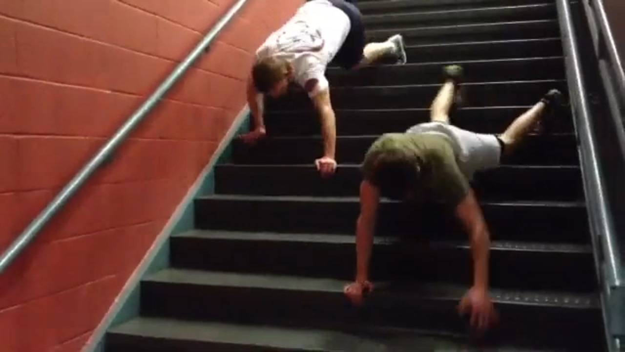 How to Bear Crawl Up and Down Steps