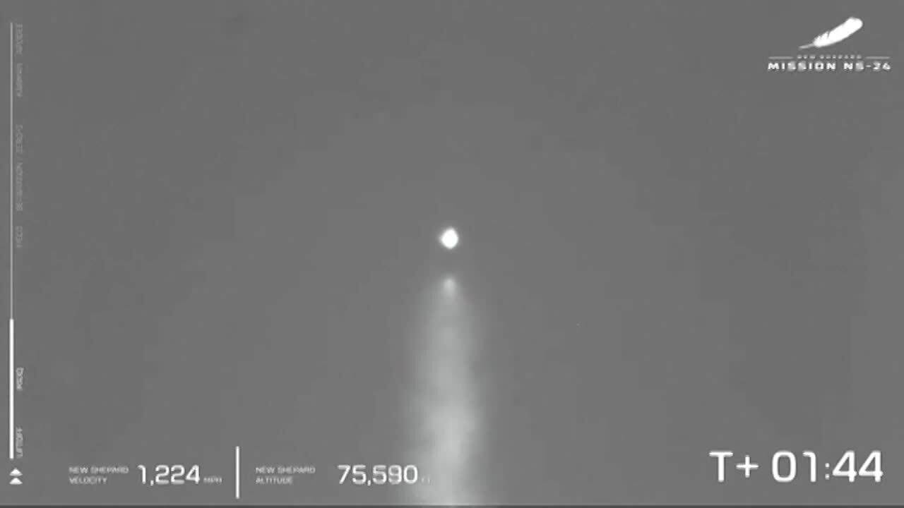 Jeff Bezos' Blue Origin Launches First Rocket Since 2022 Crash