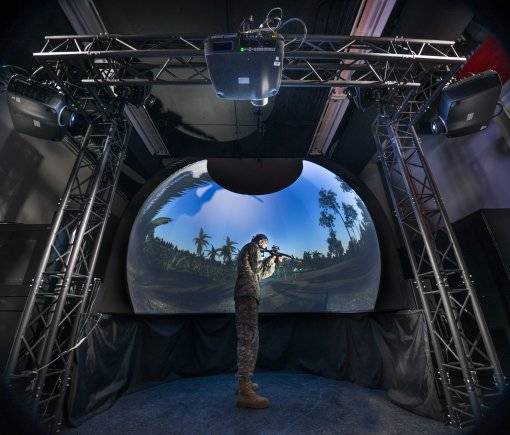 Virtual Reality Dome to Assess Soldier Thinking in Virtual Combat ...