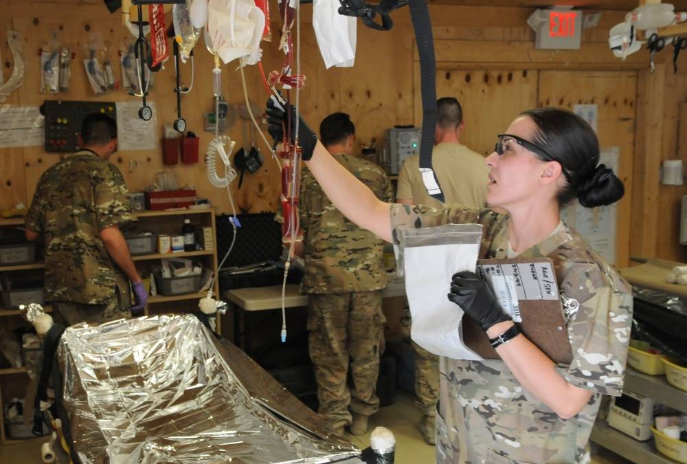 Future of Combat Medicine: Powdered Blood, Spray Bottle Skin
