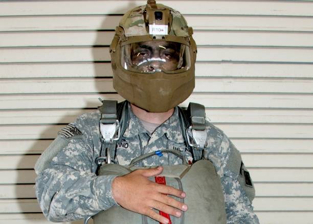 Army Tests New Helmet in Airborne Operations