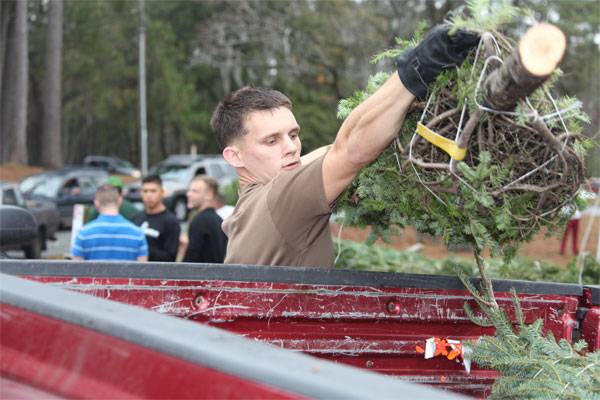 Trees for Troops Spreads Holiday Cheer to Marines